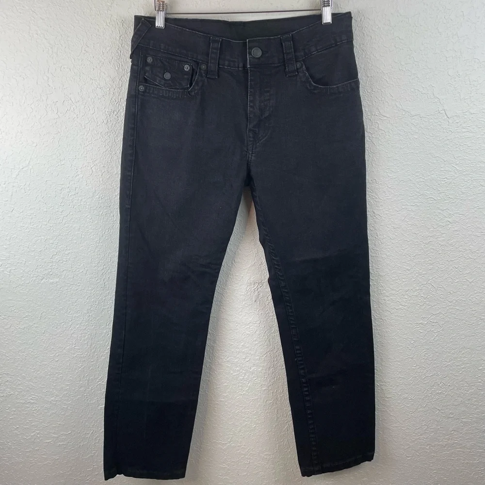 True Religion‎ Ricky Relaxed Straight Jeans Flap Men 33